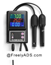 PH‑260BD Bluetooth‑Enabled Water Quality Monitor for pH / Conduct