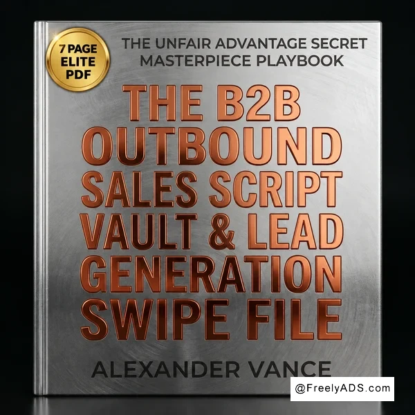 B2B OUTBOUND SALES SCRIPT VAULT & LEAD GENERATION SWIPE FILE