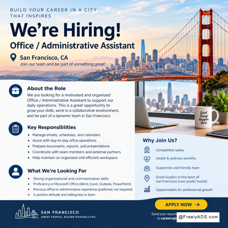 Easy office jobs for young college students