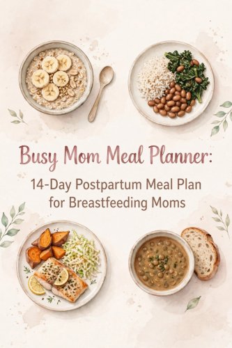 Busy Mom Meal Planner 14 Day Postpartum Meal Plan for B…