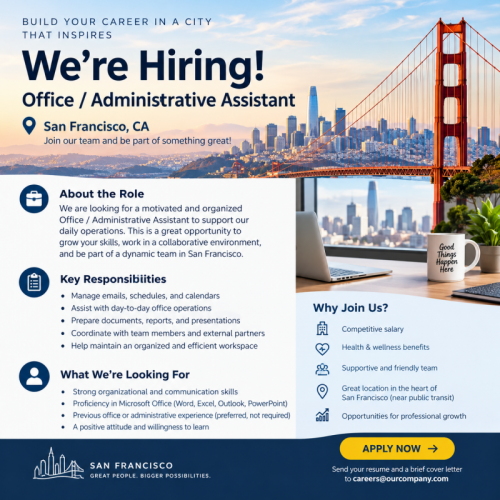 Easy office jobs for young college students